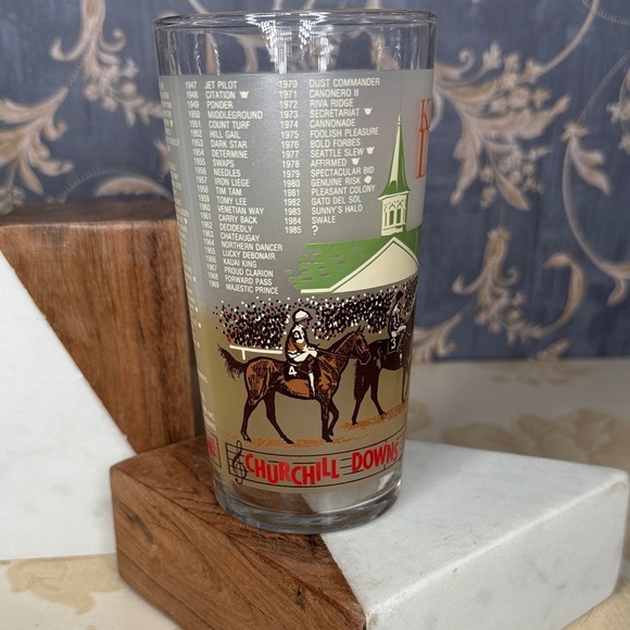 1985 Kentucky Derby 111th Churchill Downs 5.25" Mint Julep Glass - Picture 2 of 6
